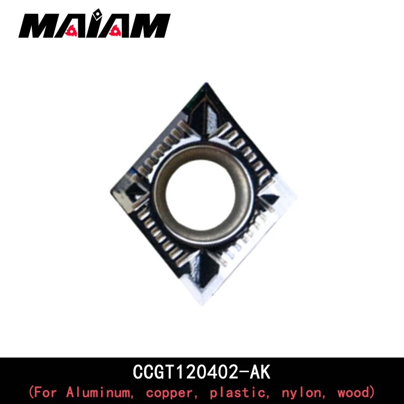 CCGT Turning tool CCGT1204 CCGT120402 CCGT120404 CCGT120408 insert AK and SCLC tool rod for Aluminum copper plastic nylon wood