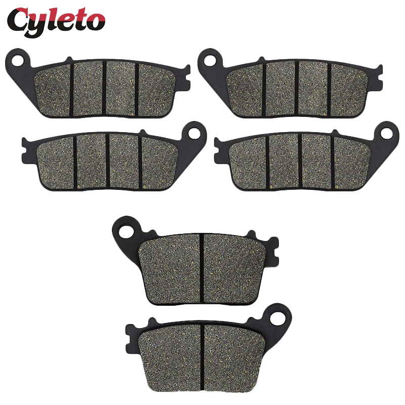 Cyleto Motorcycle Front or Rear Brake Pads for Honda CB 600F CB600F Hornet CB 600 F Non ABS 2007-2013 CBR600F CBR 600F 2011-2013