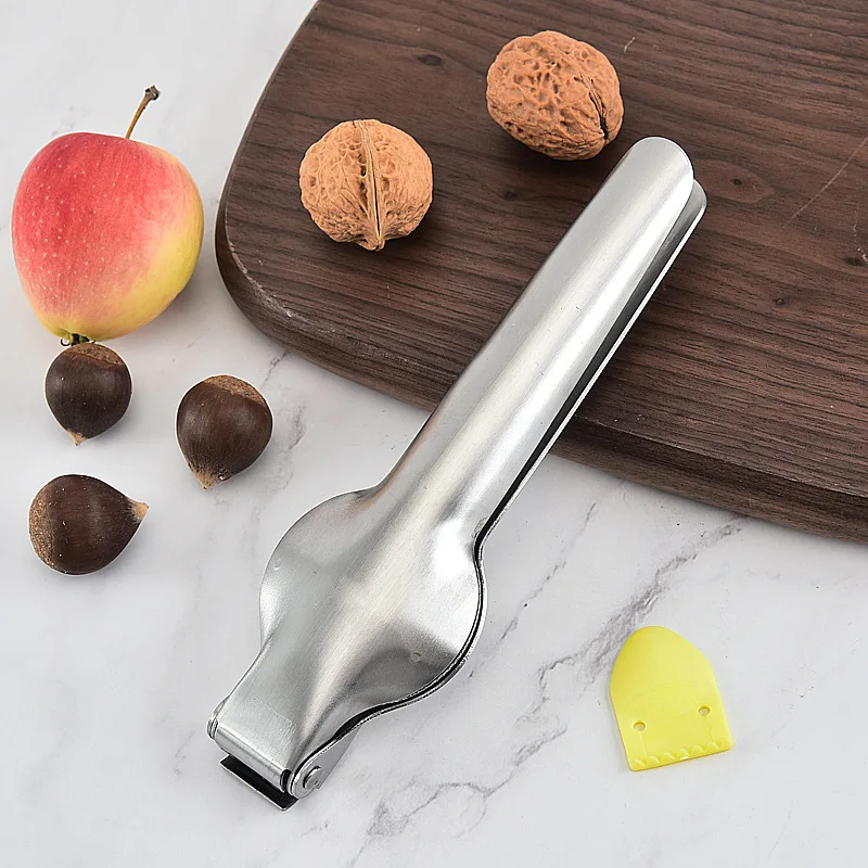 

Stainless Steel Quick Chestnut Clip Walnut Pliers Metal NutCracker Sheller Walnut Plier Nut Opener Kitchen Tools Cutter Gadgets