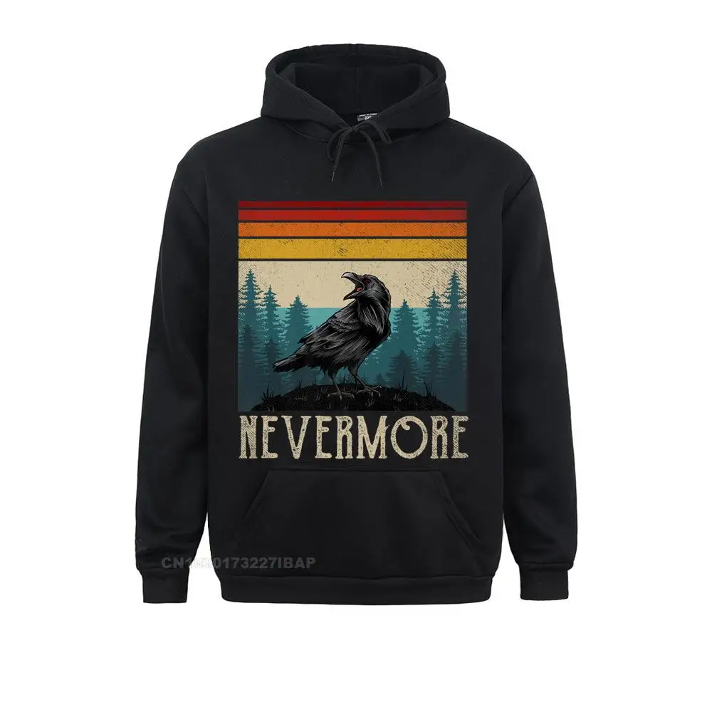 Vintage Nevermore Shirt The Raven Premium Hoodie Birthday Mens Hoodies Tight Hoods New Coming Sweatshirts