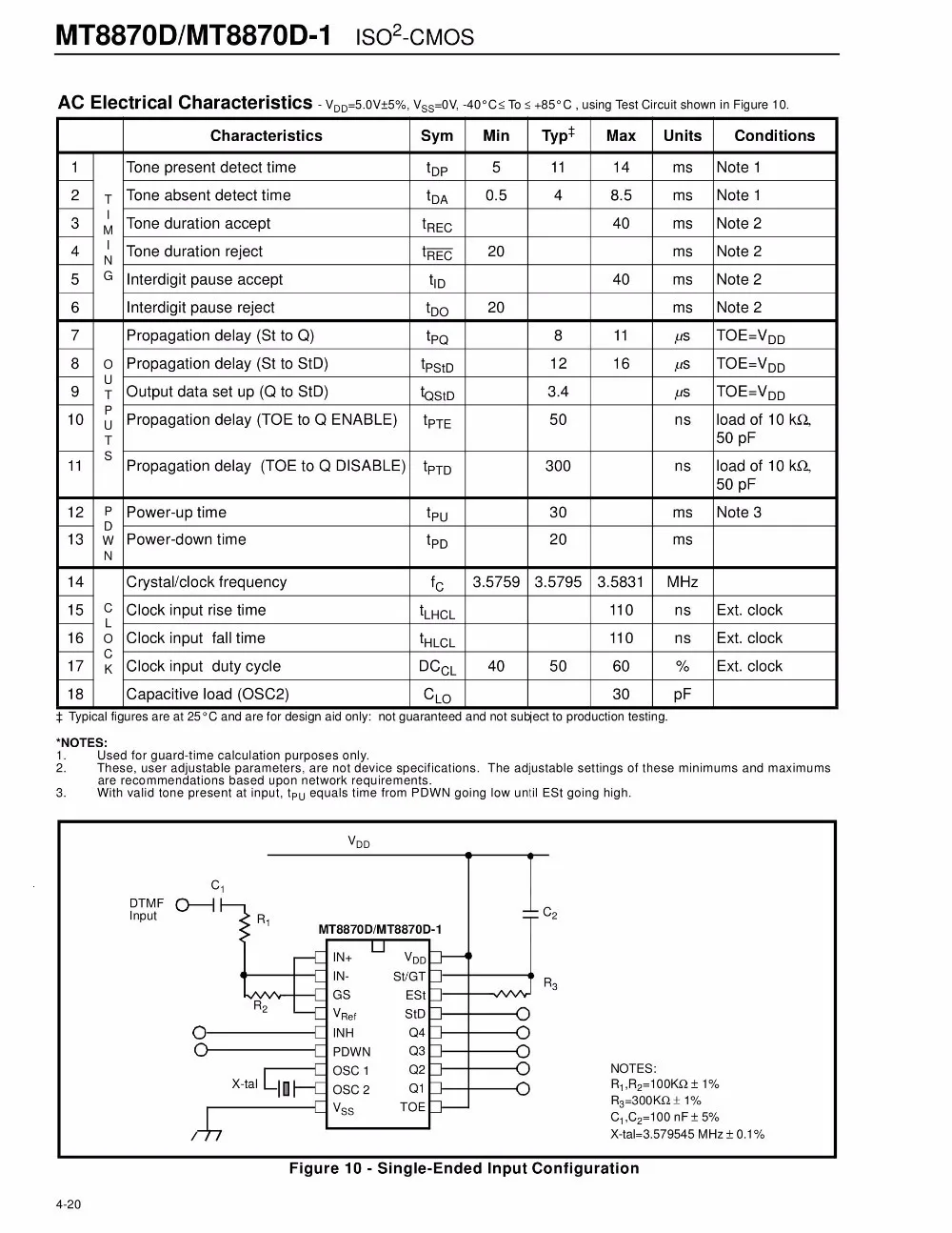 TZT 1/3 Stück Großhandel MT8870 DTMF Sprachdekodierungsmodul Telefonmodul – Detail 10