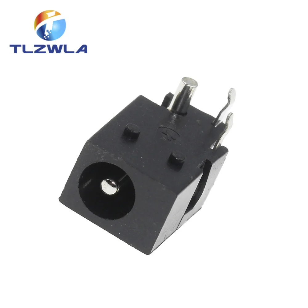 10Pcs DC-023 4.0mm x 1.7mm Black DC Power Jack Socket Connector DC023 4.0*1.7mm 4.0x1.7 1.7mm needle DC Female Jack