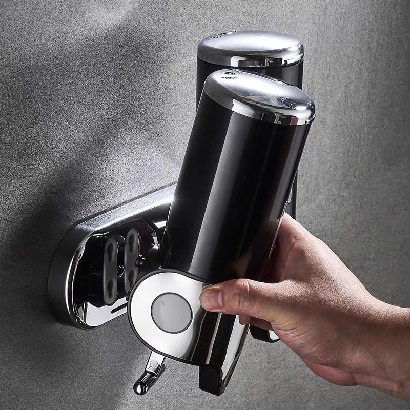 Imagem -03 - Wall-mounted Foam Soap Dispenser para Banheiro Hand Sanitizer Holder Shampoo Head Shower Liquid Bathroom Accessories