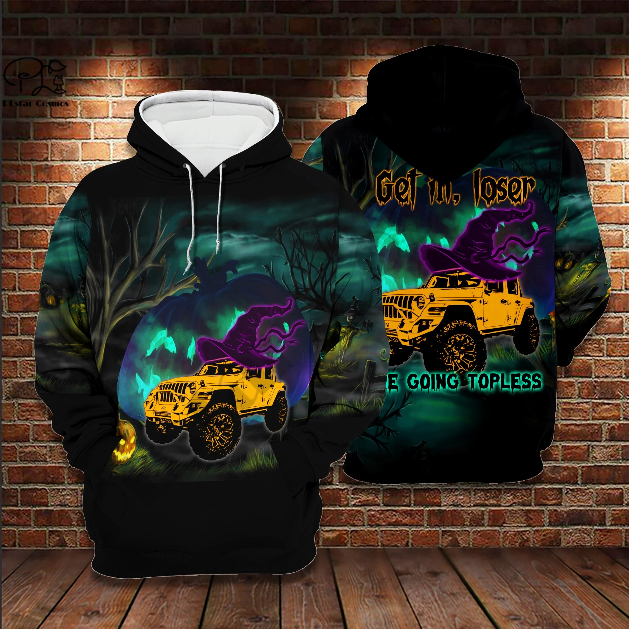 

PLstar Cosmos 3Dprinted Car Newest Art Funny Harajuku Pullover Streetwear Unique Unisex Man/Woman Casual Hoodies/Sweatshirt/Zip