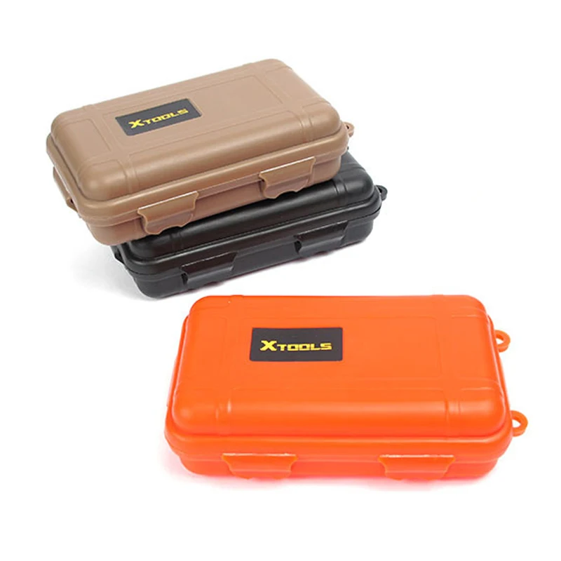 Outdoor Waterproof Survival Sealed Box Dustproof Shockproof Plastic EDC Tools Storage Container Case Holder Fishing Tackle Tools