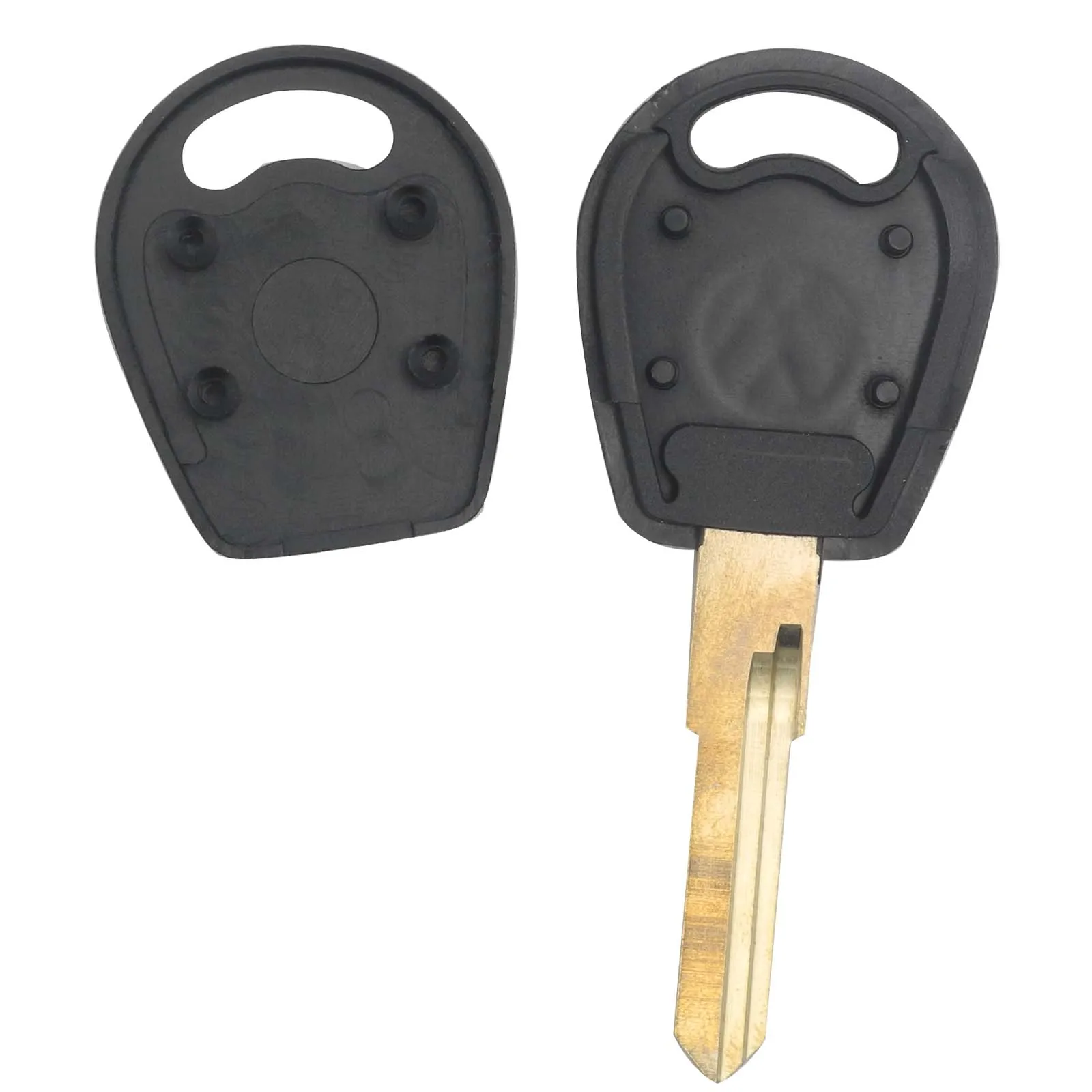 Jingyuqin 10 pezzi di ricambio Transponder Chip Remote Case Key Shell Fob per VW Volkswagen Golf POLO BORA PASSAT Jetta