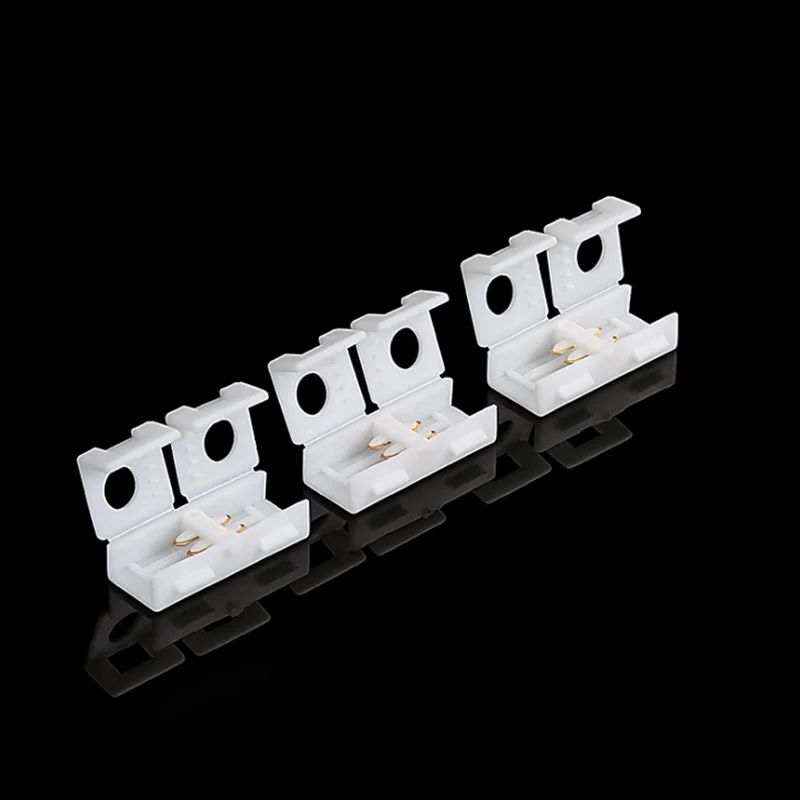

2 pin I shape Corner connector middle plug for 110V 220V 5050 2835 Single Color LED Strip