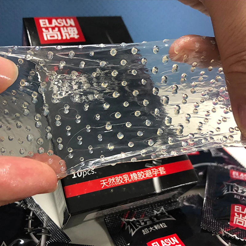 Super Dotted Large Spiked Condom Sex Toys Adult Supplies Natural Rubber Special Condoms Lubricated Penis Sleeve Sex Shop For Men