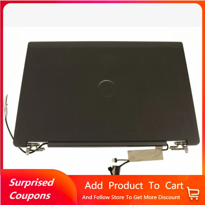 FJ99D – 15.6″ For Dell Precision 7540 DP/N: 0FJ99D FHD LCD Touch Screen Assembly Complete Laptop Display Upper Part