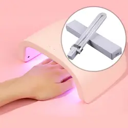 Lámpara UV en forma de U de 9W y 365nm, lámpara de secado de uñas, Bombilla para máquina de fototerapia de uñas, para arte de uñas