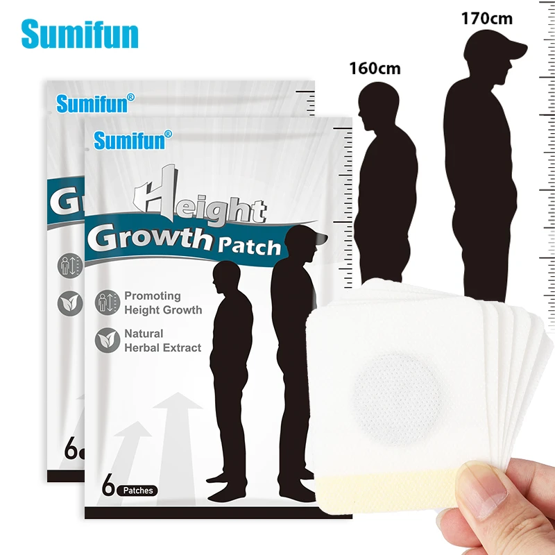 Sumifun Height Increase Foot Patch Conditioning Body Grow Taller Plaster Promote Bone Growth Foot Sticker Health Care Products