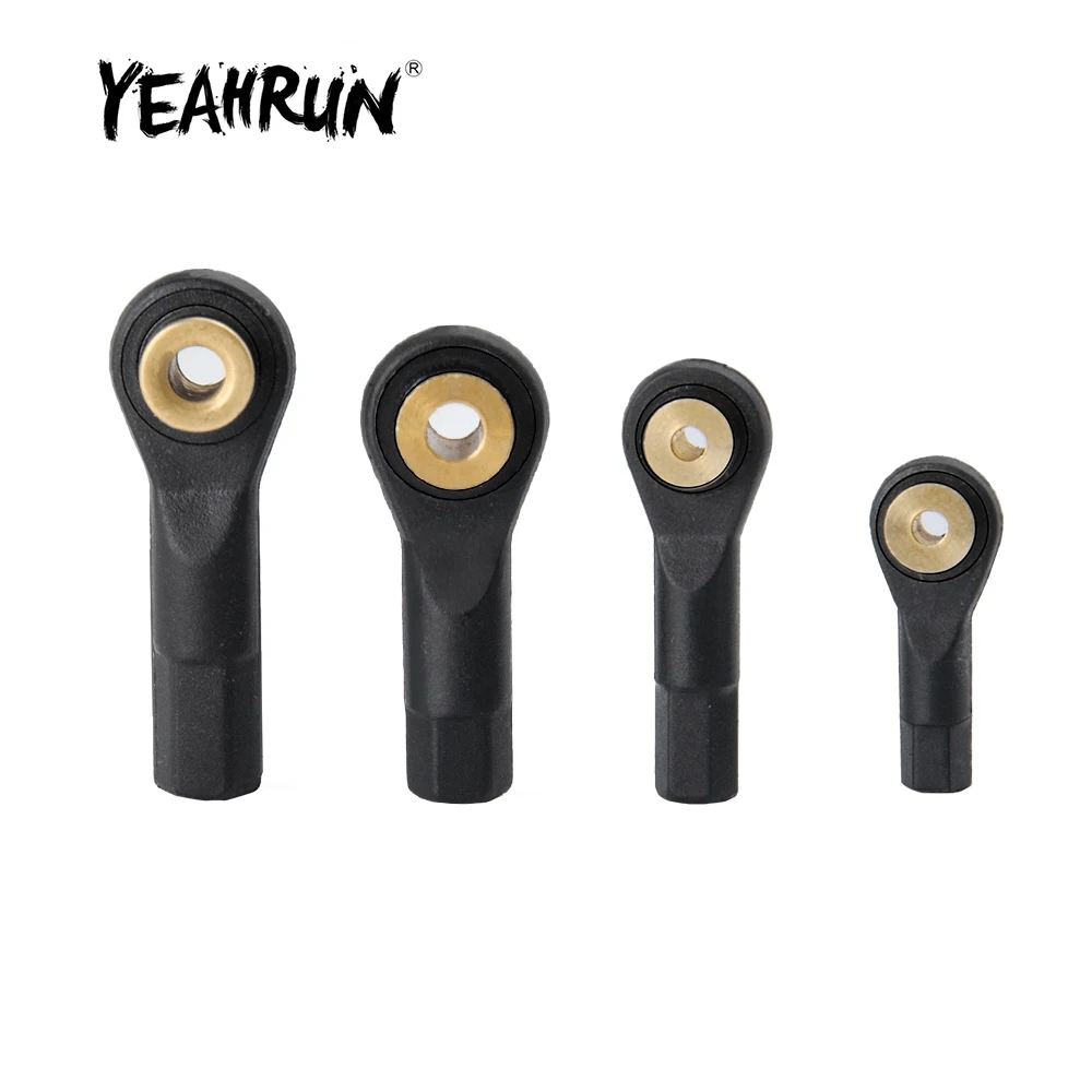 YEAHRUN 10/20pcs M2 M3 Plastic Tie Rod End Ball Head Joint Coupling For RC Airplane Car Buggy