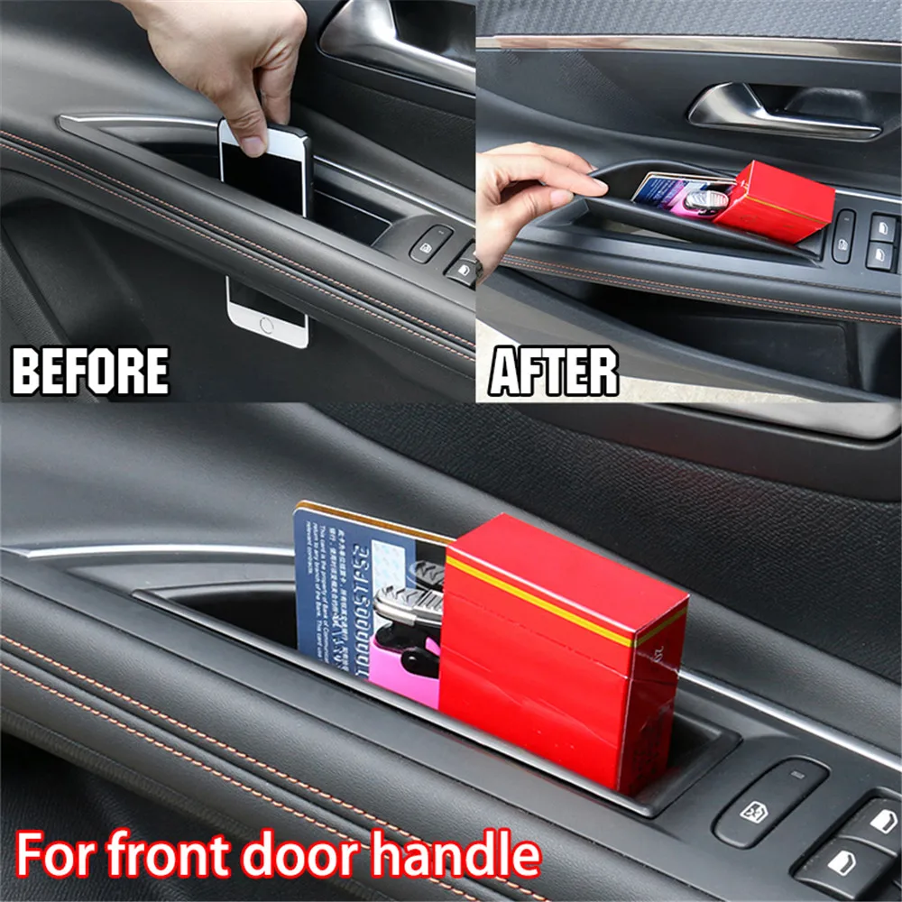 Car Armrest Box Storage For Peugeot 3008GT 3008 5008 2017 2018 2019 2020 2021- 2023 Central Console Storage Box Stowing Tidying