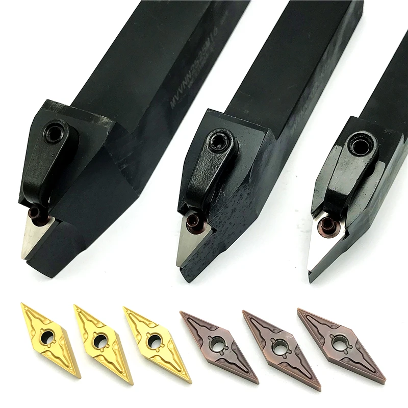 

MVVNN1616K16 MVVNN2020K16 MVVNN2525M16 External Turning Tool Holder Used for Carbide Inserts Cutting Tool VNMG Turning Insert