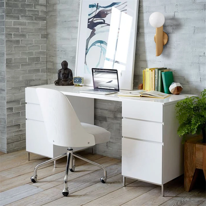 الشمال الحد الأدنى الحليب الأبيض كرة زجاجية مصابيح الحائط الحديثة الإبداعية الممر الممر معدن الشمبانيا الذهب الجدار الشمعدان تركيبات الإضاءة #4