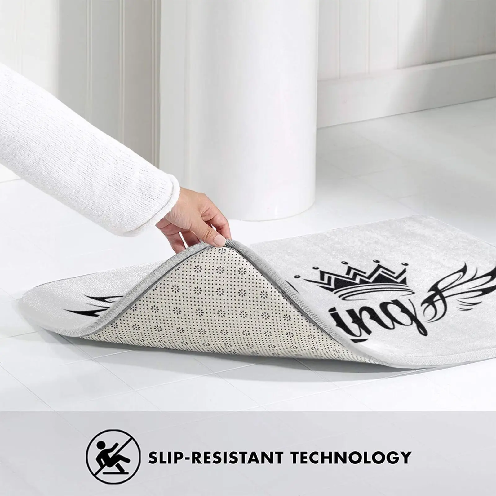 سجادة سجادة King Baby-My King وسادة ناعمة ما هو القصة ملكي أنت زوجي وملكتي طفلي