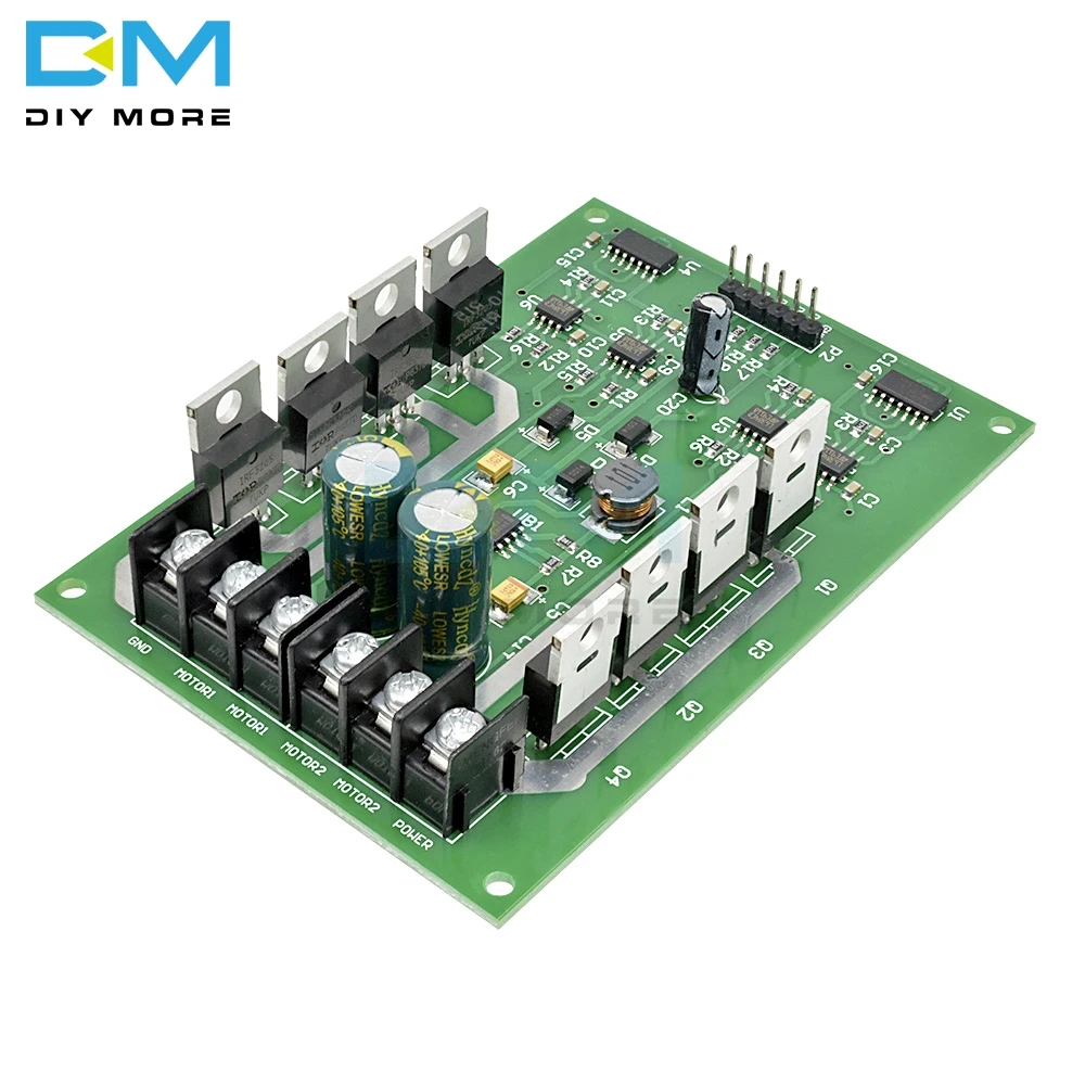 High Quality Newest H-Bridge Dual Motor Driver Drive Module Board DC MOSFET IRF3205 3V-36V 10A 30A Peak 30A Replace L298