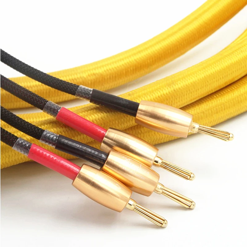 Accuphase Hifi Audio Speaker Cable Loudspeaker Cable With 24k Gold Plated Banana Plug