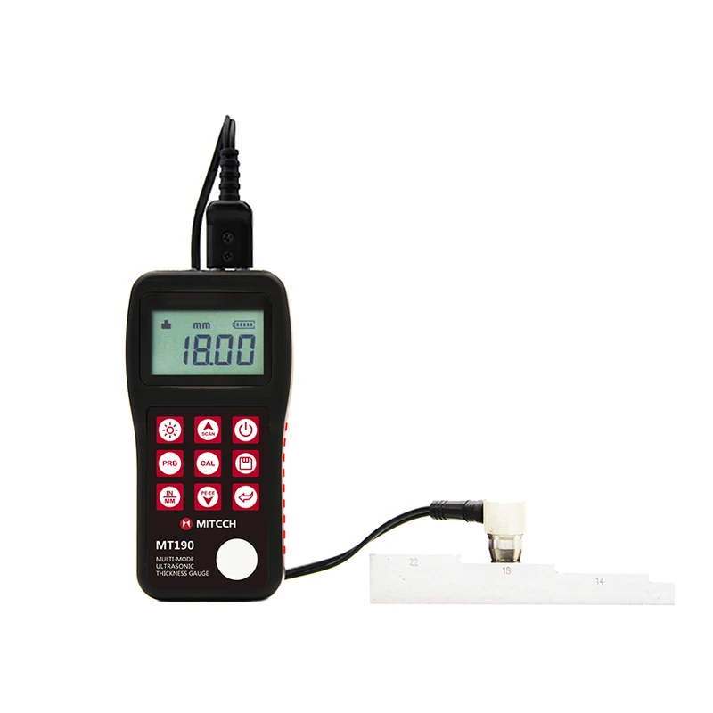 Portable MT190 PE EE two Measurement Ultrasonic Thickness Gauge