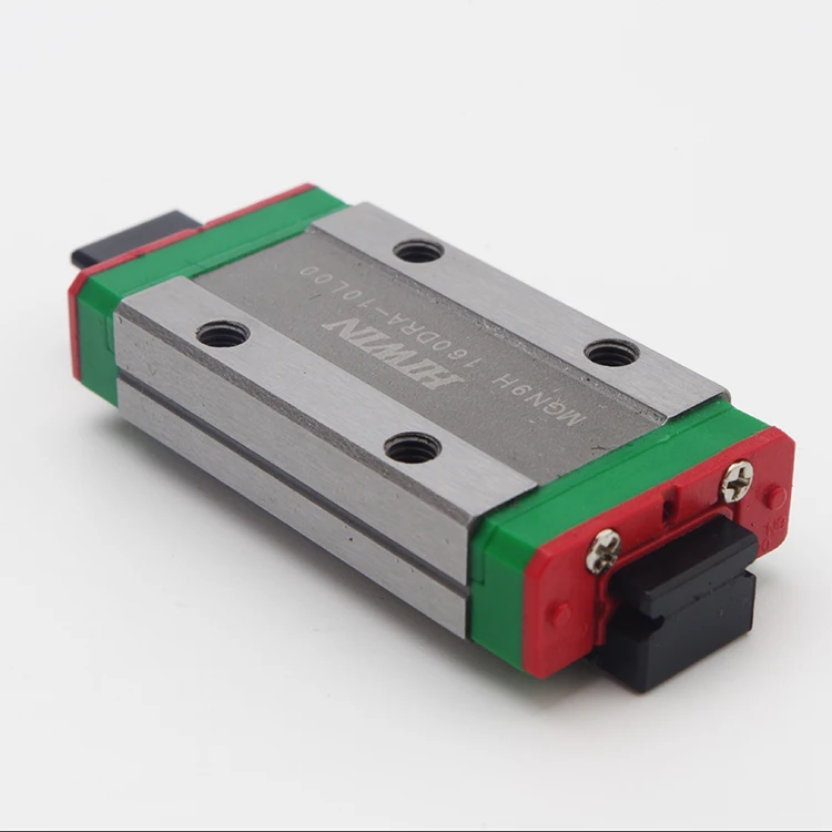 2 Stück Original Hiwin Linearführung MGN9 150 200 250 300 350 400 450 500 550 mm MGNR9 Führung + 2 Stück MGN9H Blockgleiter CNC-Teile – Detail 8