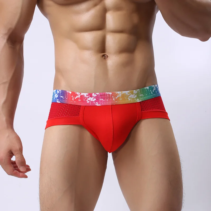 New Men's Casual Modal U Convex Pouch Big Hot Breathable Sports Panties Sexy Swimming Trunks