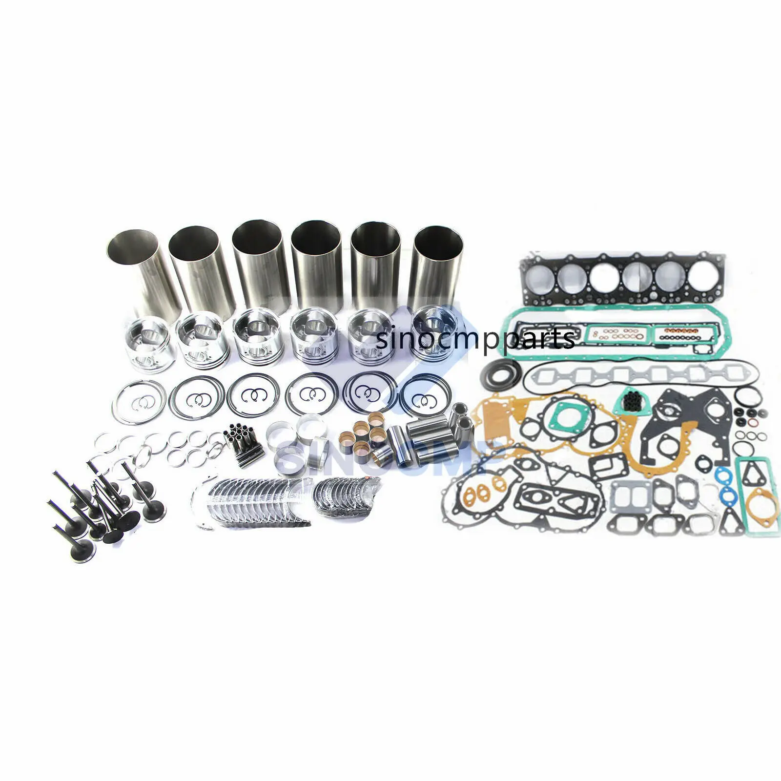 6BG1 6BG1T Engine Rebuild Kit for Isuzu Excavator Loader Truck Tractor Generator