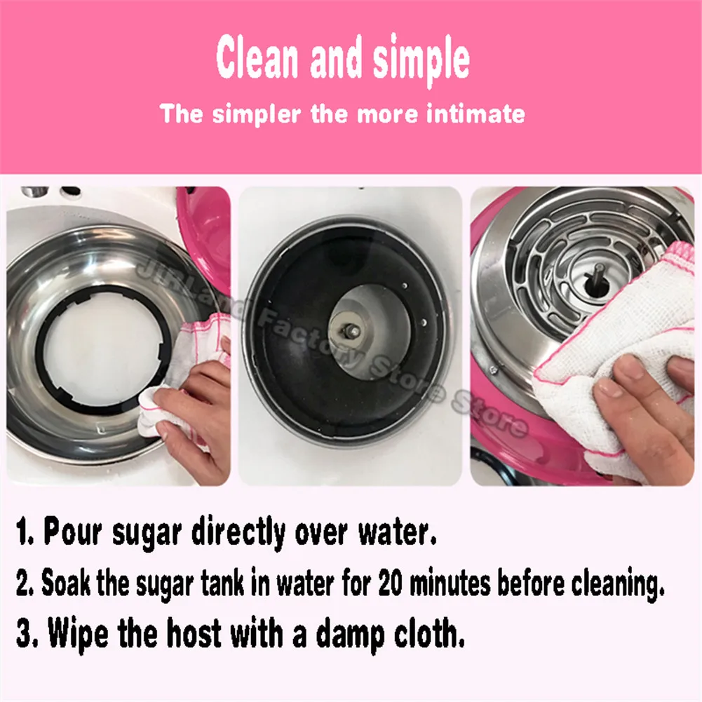 เครื่องลูกอมฝ้ายเด็กไฟฟ้าเครื่องทำความร้อนมินิแฟนซีสี Candy Little Marshmallow เครื่อง