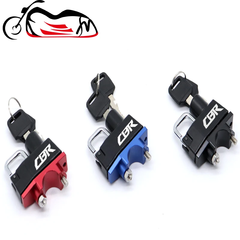 

Motorcycle Accessories Anti-theft Helmet Lock Security For HONDA CBR900 929 954 CBR1000RR CBR1100XX LOGO CBR