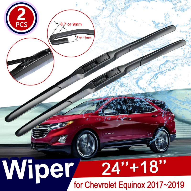 

for Chevrolet Equinox 2017 2018 2019 MK3 3rd Gen 3 Holden Car Wiper Blades Front Windscreen Windshield Car Accessories Goods