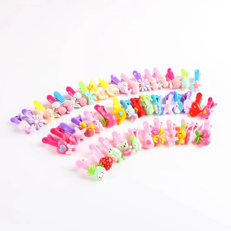 10 pieces Cute Candy Color Pet Dog Hair Accessories Plastic Duck Clip Small Dog Hair Clips Christmas Gift For Pet