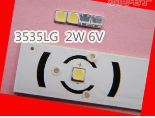 500pcs LED LED Backlight 2W 6V 3535 Cool white LCD Backlight for TV TV Application 2-CHIP