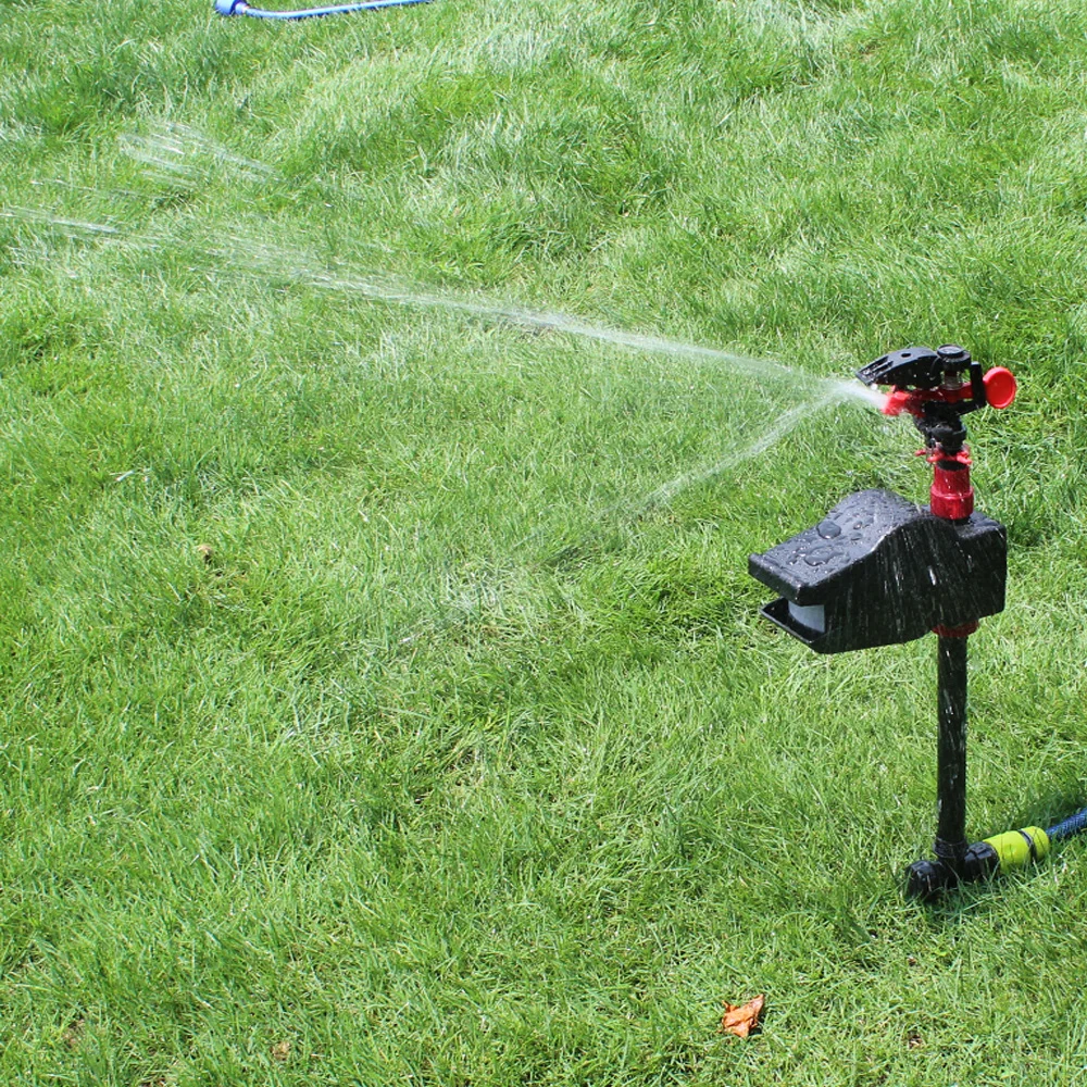 Espantapájaros de animales lejos, repelente de chorro de jardín, conducción de animales pequeños, válvula solenoide de alta tecnología usada al aire