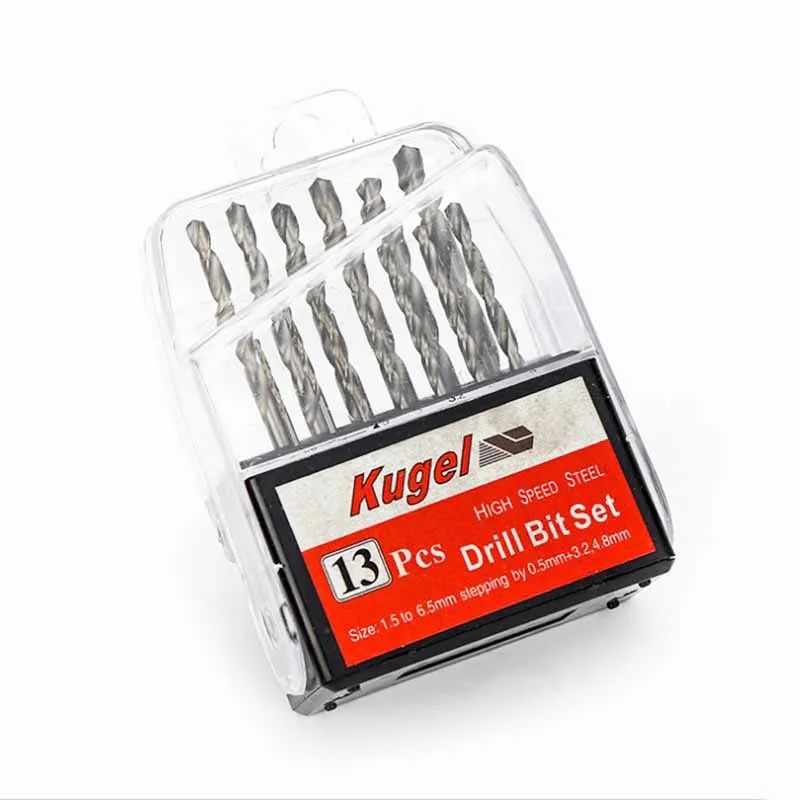 Set di punte elicoidali metriche da 1.0-10mm con codolo cilindrico in acciaio al cobalto per metalli in alluminio