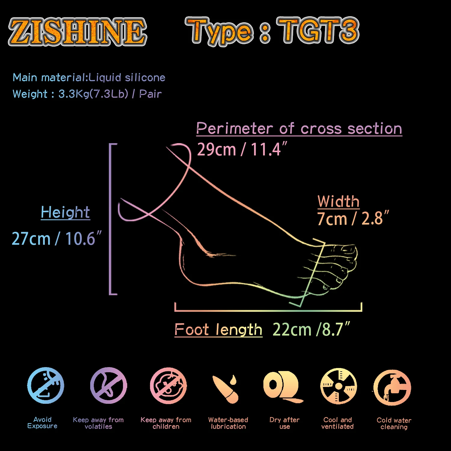 Modelo de pie de simulación realista, pies de pierna de pantorrilla de silicona de platino, accesorios de tiro, boceto, dibujo, zapato, exhibición de joyería, arte de uñas ZHT3