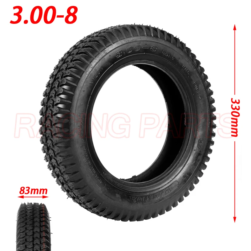 3.00-8 tire 3.00-8 tyre fits Gas and Electric Scooters Warehouse Vehicles Mini Motorcycle