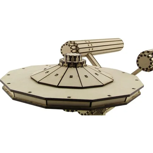 3D Tentoonstelling Hout Starship Enterprise Schaal Model 255 Onderdelen