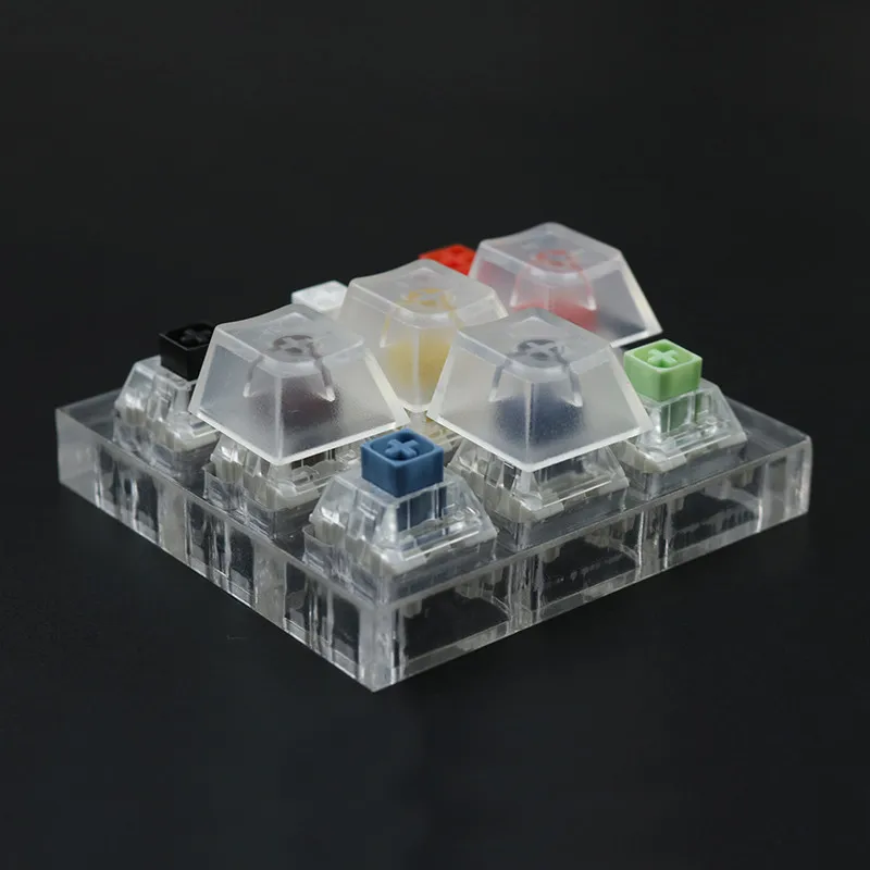 Clear Keycaps For Cherry Profile ABS R4 Height Backlight Transparent Blank ECS Keycaps For Mechanical Keyboard Custom Mx Switch
