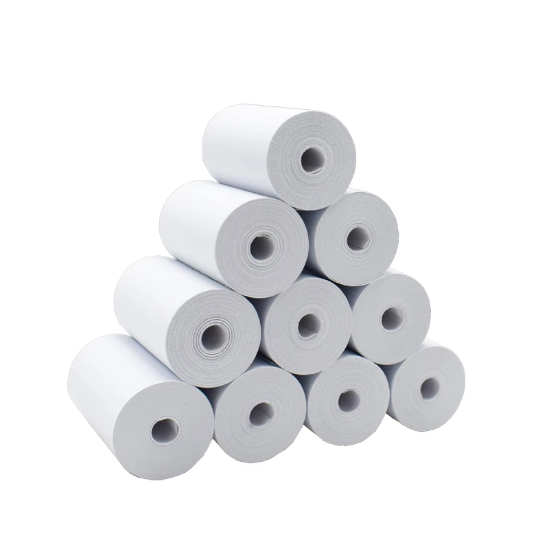 8 rouleaux de papier thermique 57x30mm, pour magasin, supermarché, pharmacie, Mobile, Bluetooth, caisse enregistreuse, ordinateur, accessoires d'imprimante