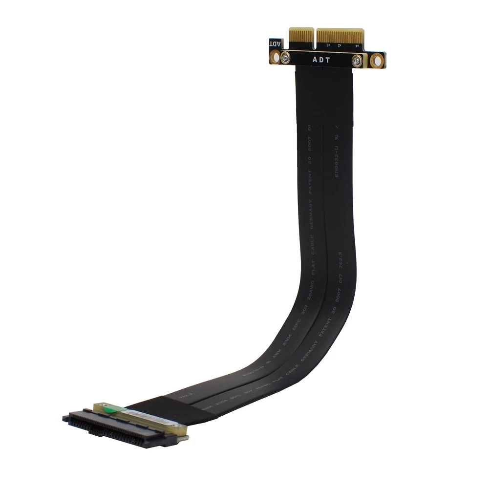 Chia Miner PCIe 3.0 U.2 NVMe SFF-8639 to PCIE X4 SSD Extension Cable Adapter Gen3 Riser for U.2 NVMe SSD Hard Disk