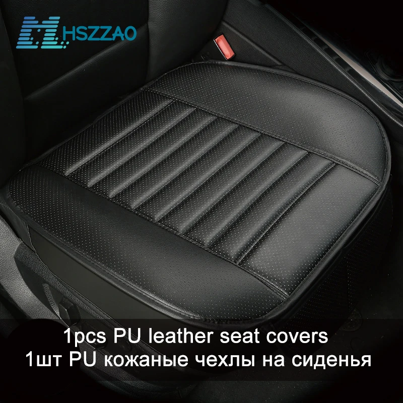 Ultra luksusowy fotelik samochodowy osłona fotela samochodowego pojedyncze siedzenie bez oparcia Senior Leather PU do większości czterodrzwiowych sedanów i SUV