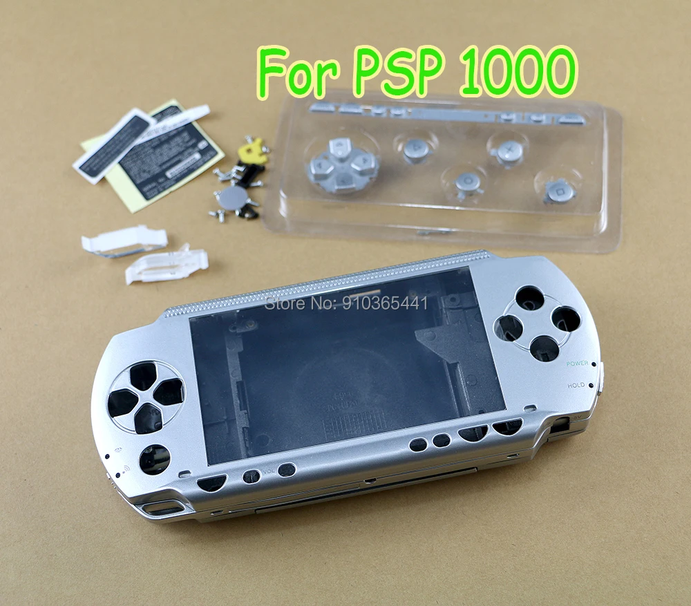 

5Sets Housing Shell Case Cover Replacement for PSP1000 Game Console Housing Case Cover with buttons for PSP 1000