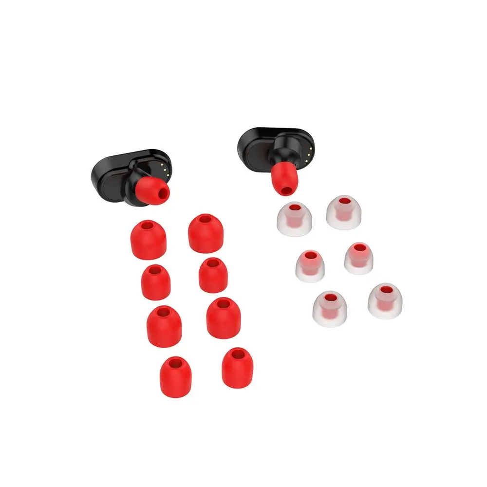7 Pasang Casing Pengganti Bantal Penyumbat Telinga Ujung Telinga Silikon T200 Seperti Jaringan untuk Sony WF-1000XM3