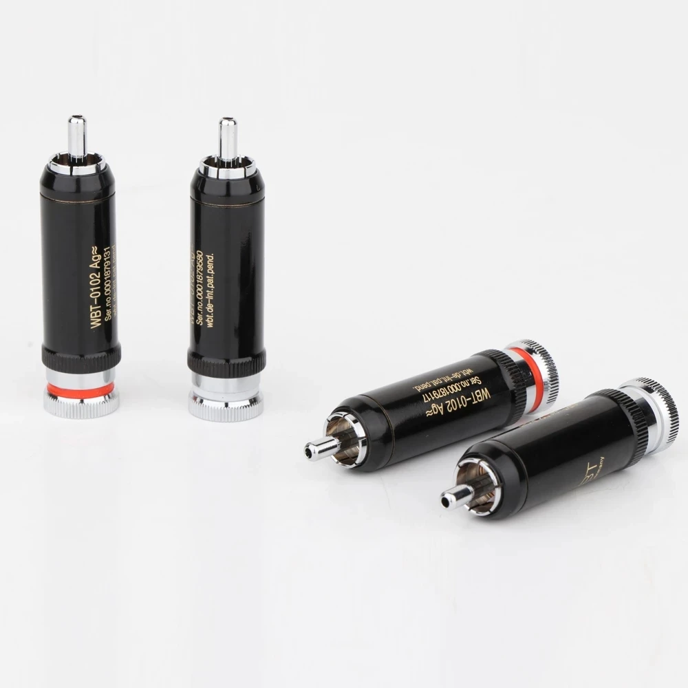 R1743 HIFI 0102Ag rhodium-plated rca plug for audio signal cable rca connector audio terminal RCA head