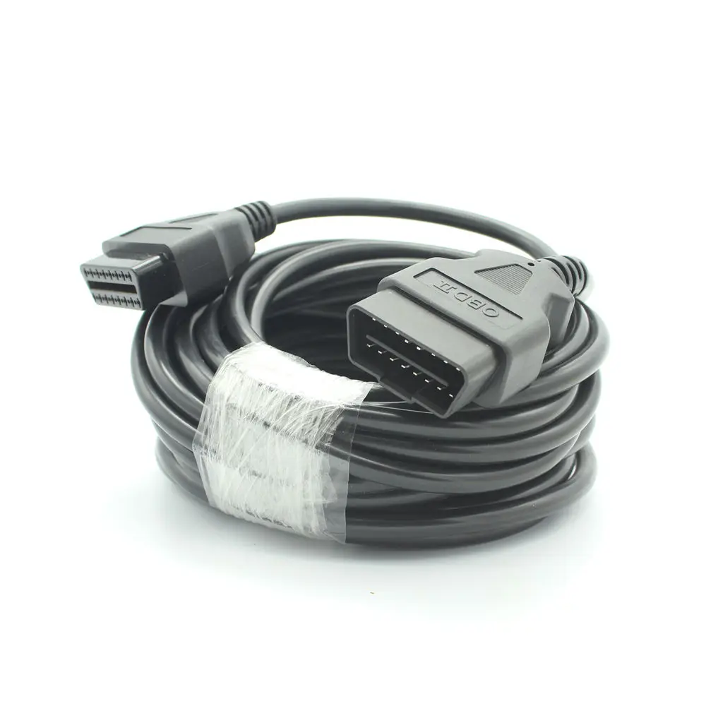 Acheheng Car diagnostic tool cable  OBD2 16PIN Extension Cable Male to Female Connector 16 PIN Male Female length 10m