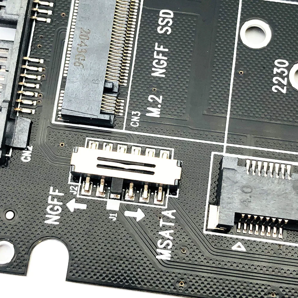 mSATA to SATA Adapter B Key m.2 SATA SSD to SATA Adapter Card mSATA m.2 NGFF to USB Converter for mSATA+M.2 2 in 1 SSD HDD Riser