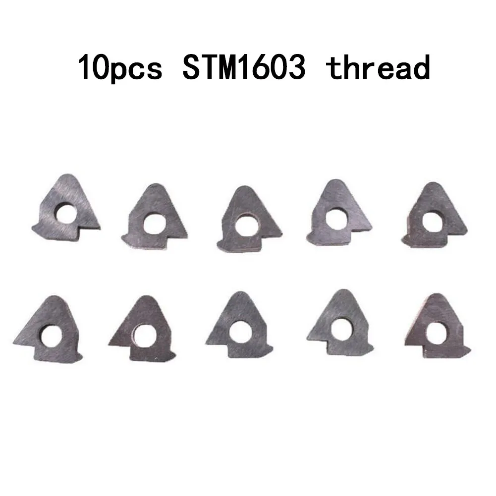 10pcs STM1603 CNC Turning Tool Holder Threaded Shim Blade Boring Bar CNC Metal Mechanical Internal Lathe Machine Woodwork