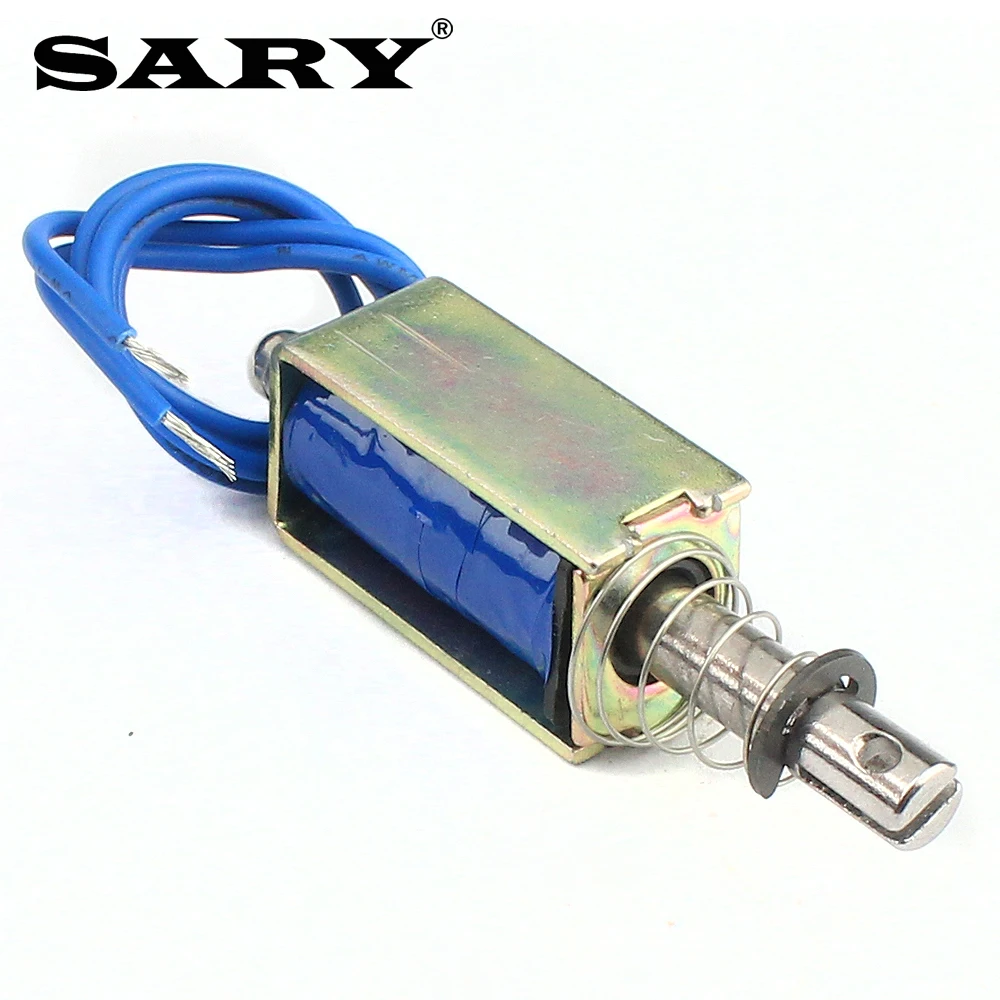 LY-05  magnetic solenoid push&pull open frame electromagnet DC6V 12V 24V Solenoid valve stroke 10mm keeping Force 700g