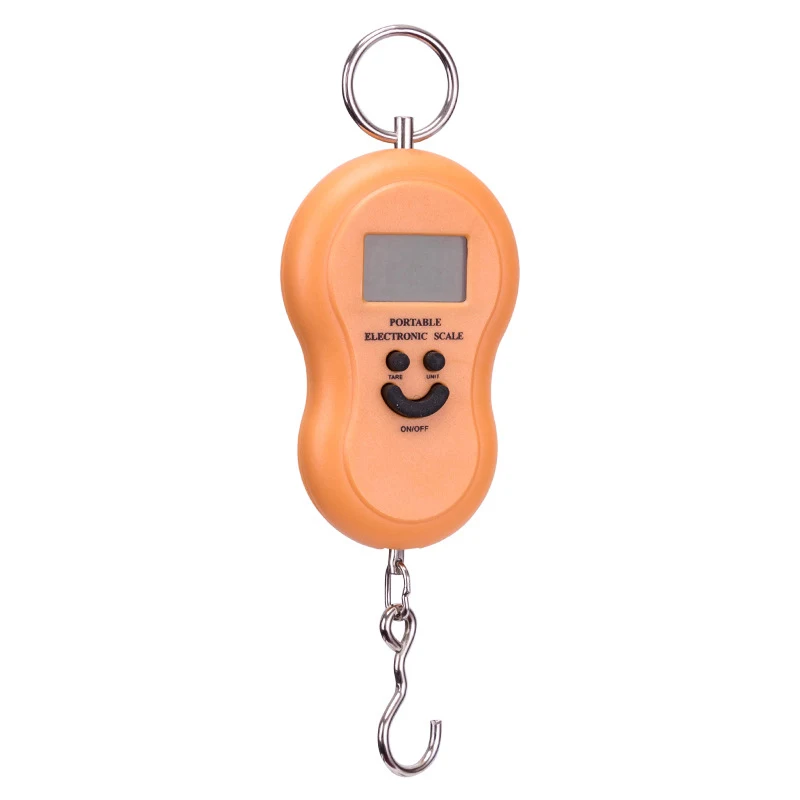 1pcs 50Kg /10g LCD Digital Scales Portable Hanging Scale BackLight Fishing Pocket Electronic Weight Scale Luggage Mini Scale