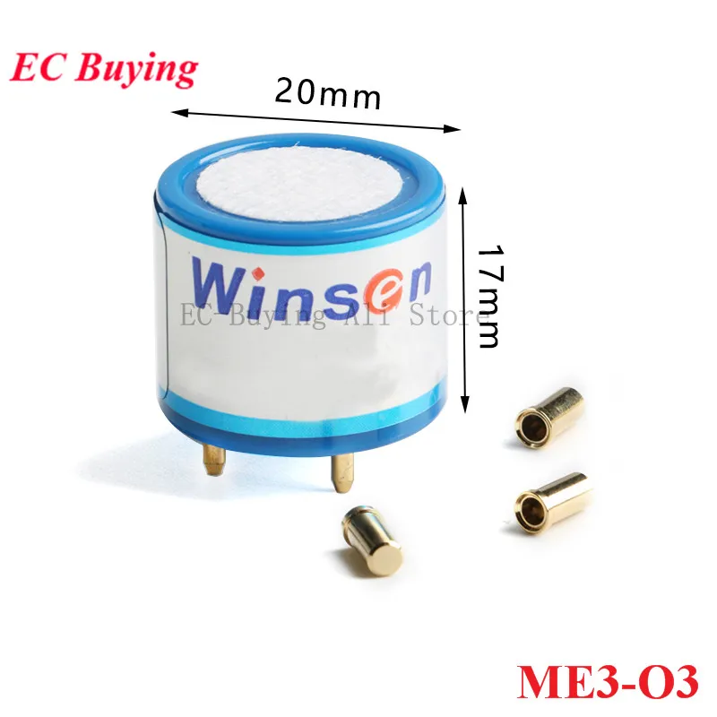 ME3-O3 Electrochemical Ozone Sensor O3 Gas Sensor Module 0-20ppm ME3 O3 for Ozone Concentration Exceeded Detection ME3 O3