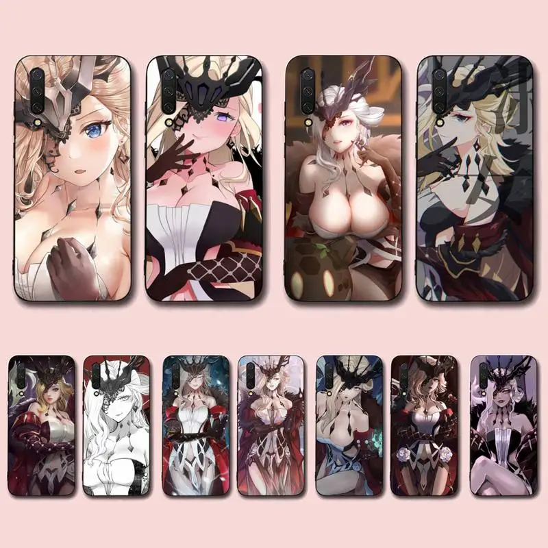 FHNBLJ La Signora Genshin Impact Phone Case for Xiaomi mi 5 6 8 9 10 lite pro SE Mix 2s 3 F1 Max2 3